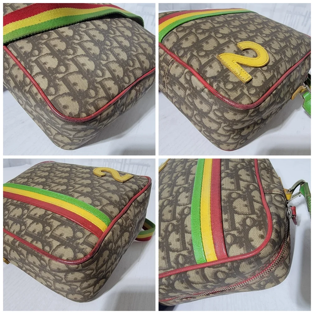 CHRISTIAN DIOR Diorissimo Rasta Messenger Bag - Picture 12 of 13